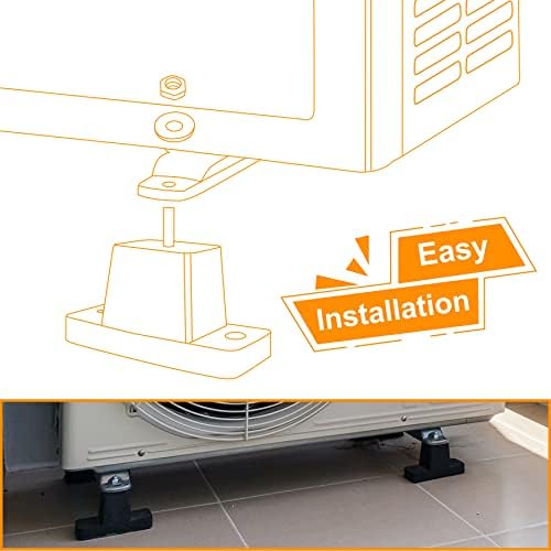 4Pack Anti Vibration Rubber Pads for Mini Split Air Conditioner