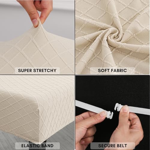 SPRINGRICO Stretch Bench Cover for Dining Room and More