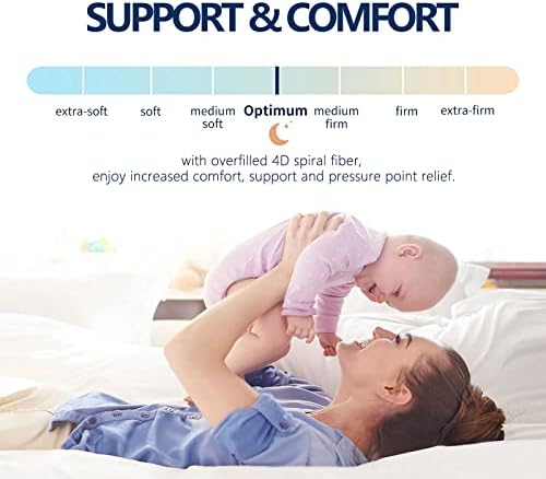 CHOPINMOON Queen Mattress Topper for Back Pain