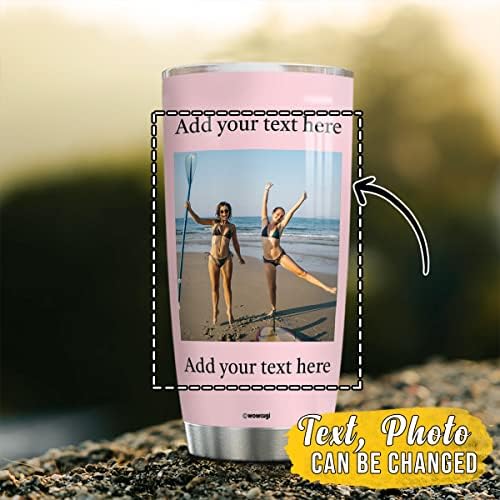Personalized Photo Tumbler with Custom Images 20oz 30oz Insulated Stainless Steel