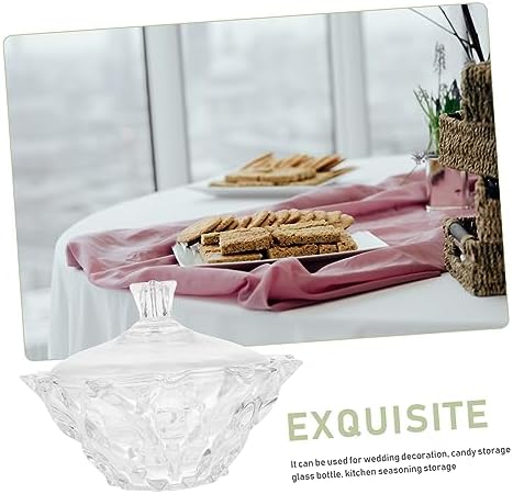 PRETYZOOM Transparent Wedding Candy Storage Jar