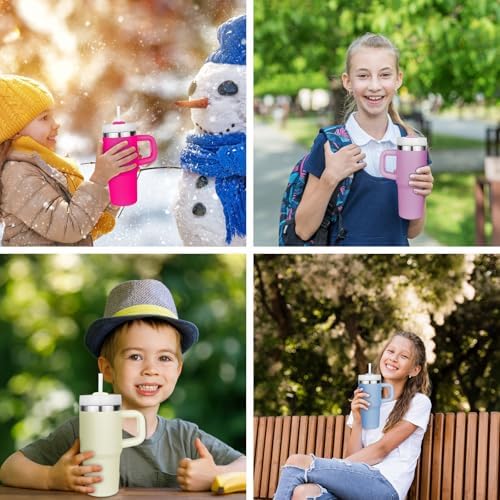 14 oz Kids Tumbler with Lid and Straw