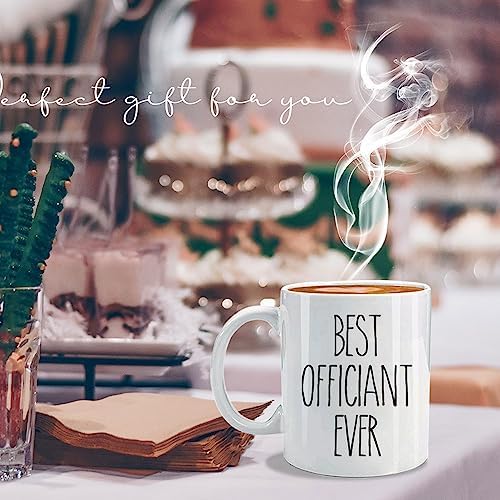 FALJIOK Best Officiant Ever Coffee Mug 11oz