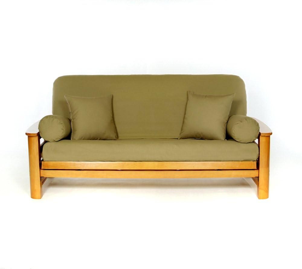 100 Cotton Full Size Futon Cover Olive