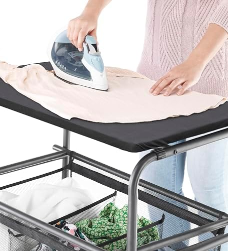 Whitmor Triple Laundry Sorter with Ironing Table