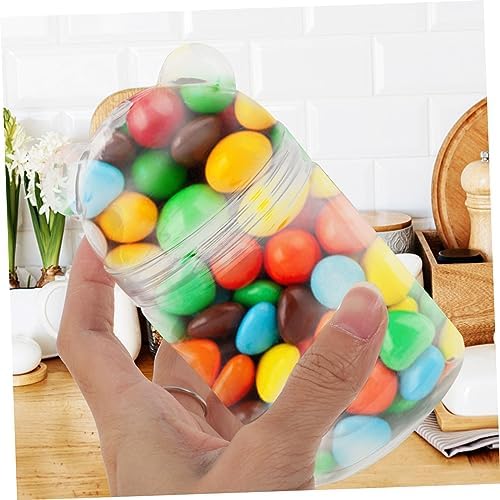 6pcs Transparent Bear Shaped Candy Storage Jars for Party Favors