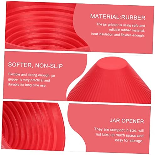 2 Sets Rubber Jar Openers with Grippers and Pads - 6pcs2 Set