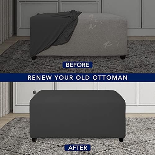 PureFit Super Stretch Elastic Ottoman Cover