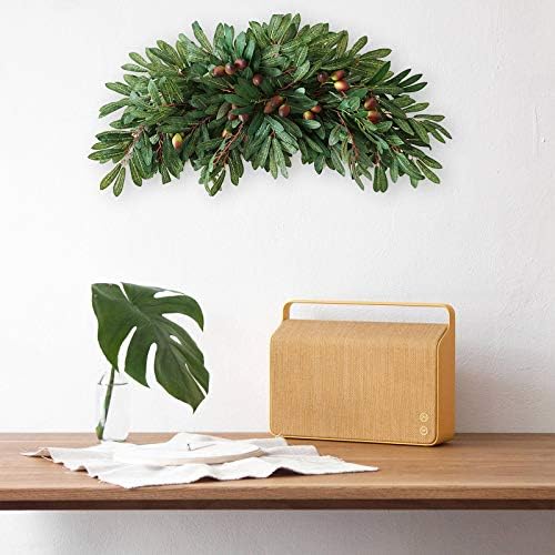 Belupai 30in Artificial Olive Leaves Swag