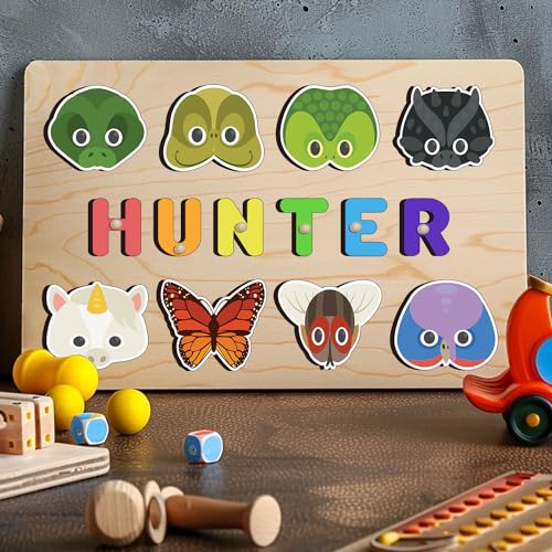Personalized Wooden Name Puzzle For Toddlers 1