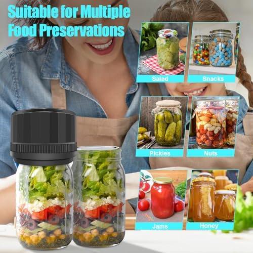 Auto Stop Electric Mason Jar Vacuum Sealer Kit