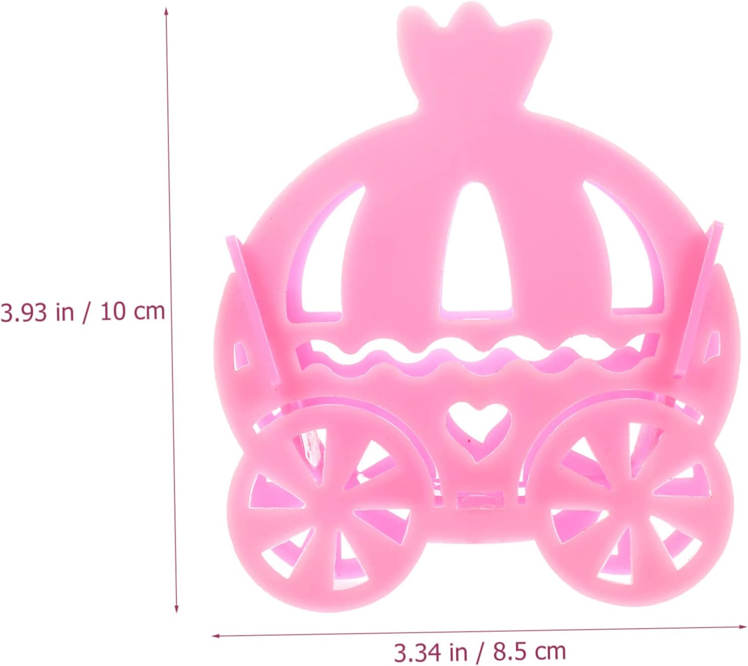 4pcs Hollow Pumpkin Carriage Candy Box for Weddings Events
