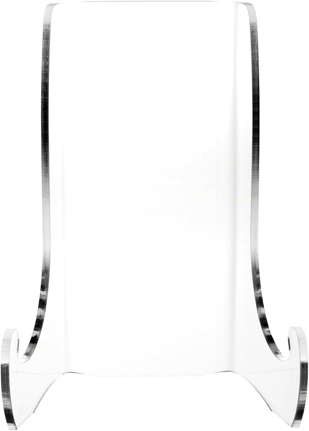 Plymor Clear Acrylic Flat Back Easel with Shallow Support Ledges