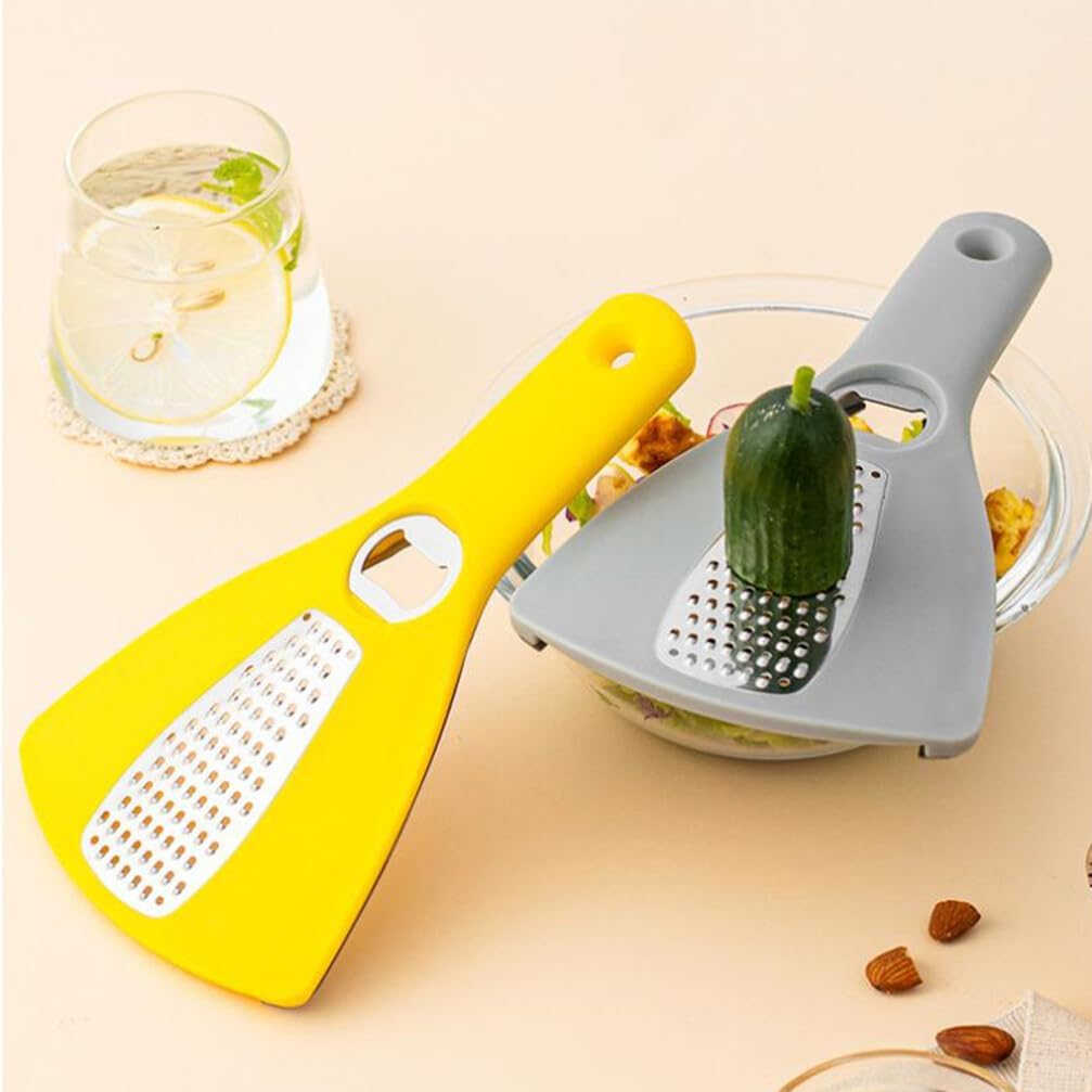 Luxshiny 2pcs 3 in 1 Can Opener Jar Opener Cheese Grater