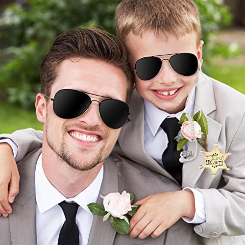 Gold Classic Ring Wedding Security Set