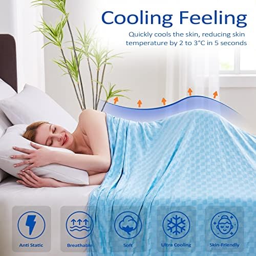 Topcee Cooling Blanket for Hot Sleepers 50x70