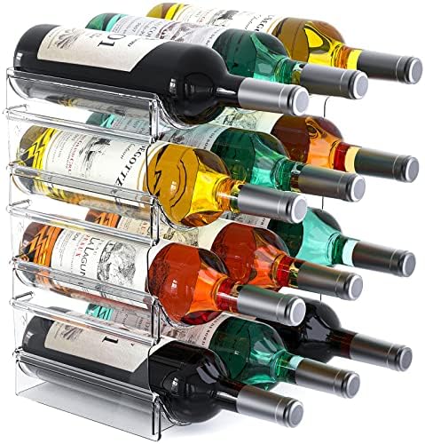 Benaep 4 Tier Plastic Bottle Organizer with 12 Containers