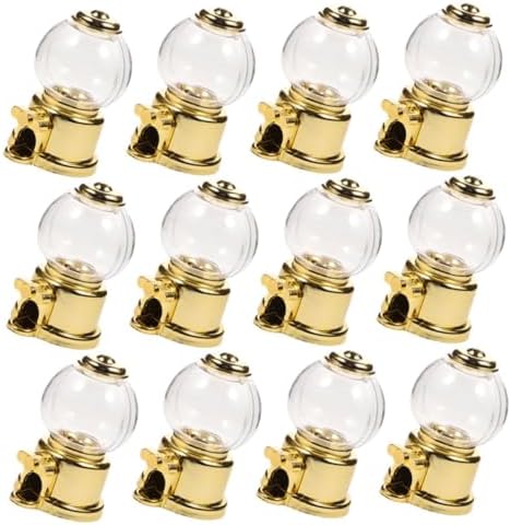 12pcs Creative Candy Dispenser Gumball Machine for Weddings and Parties