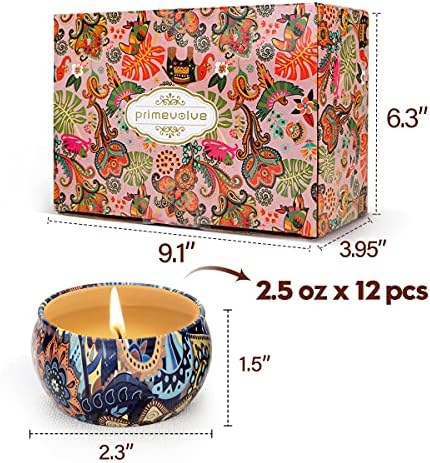 Scented Candles Gift Set for Women 12 Pack