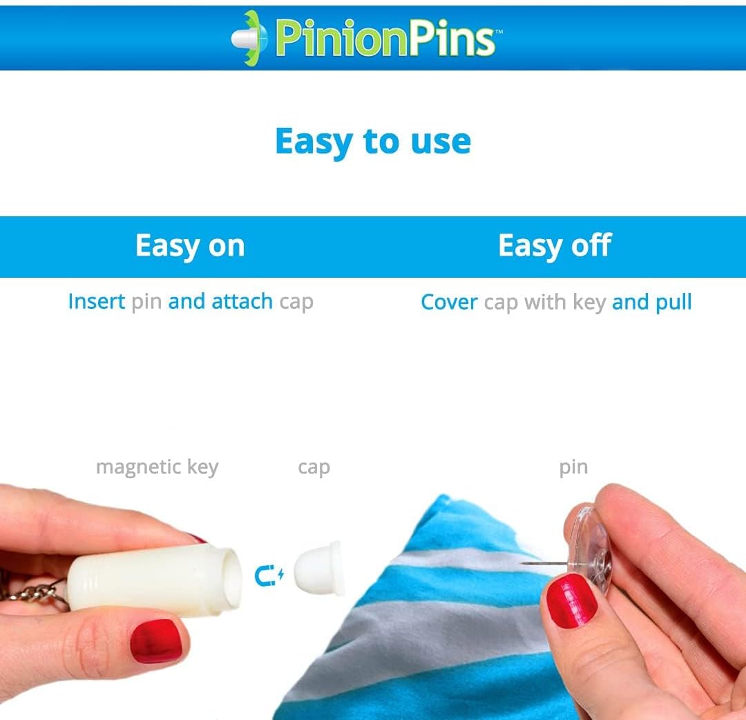 Clear Magnetic Duvet Clips with Key for Easy Removal