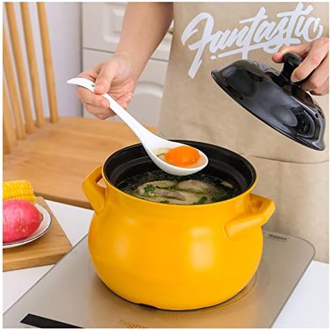 SISWIM Soup Pot Stockpot with Lid 19cm Yellow