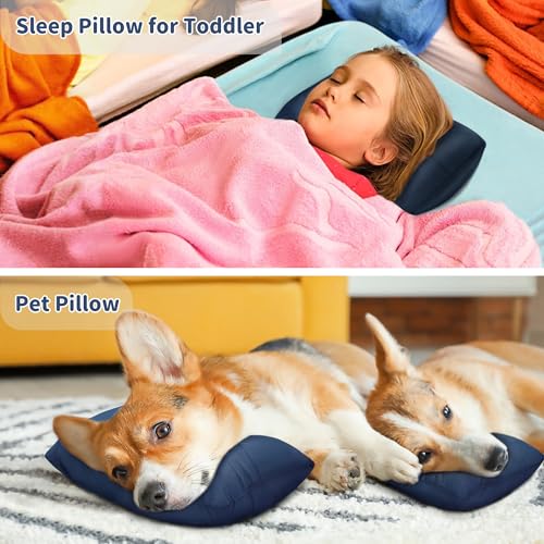 Pro Goleem Small Travel Pillow 11x6x25 Navy Blue