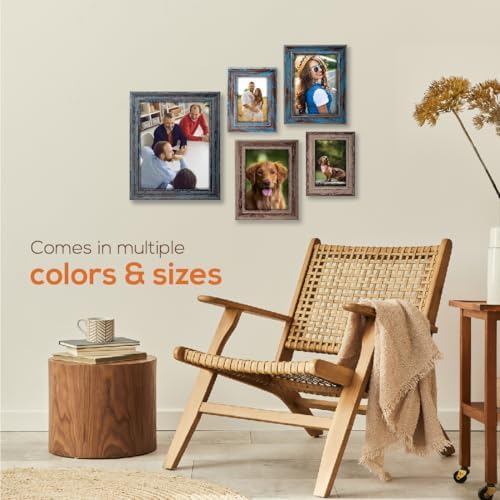 Weathered Picture Frame 4x6 Taupe Wall or Tabletop