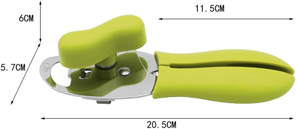 KELINFONG Heavy Duty Stainless Steel Manual Can Opener with Bottle Opener