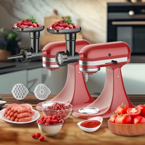 HOZODO Fruit Veg Strainer Meat Grinder for Kitchenaid Mixers