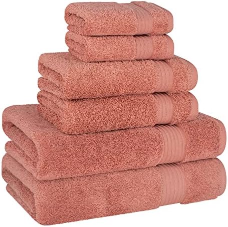 Cotton Paradise 6 Piece Towel Set with Soft Turkish Towels