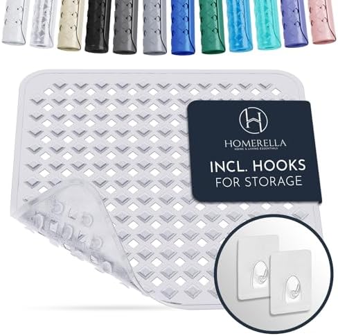 Homerella Anti Slip Shower Mat 21x21 Inch