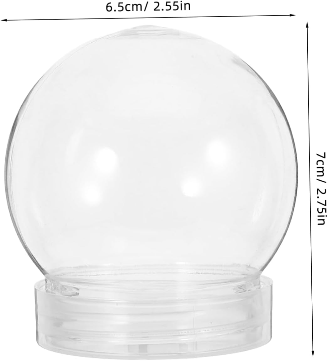 Magiclulu 10pcs Plastic Candy Jars with Lids for Party Favors