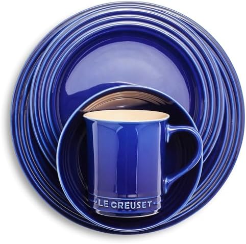 Le Creuset Stoneware Dinnerware Set 16 Piece Oyster