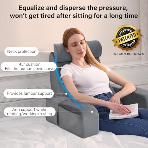 ENITYA Reading Pillow for Bed Sitting and Resting