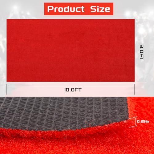 450 GSM Waterproof Red Carpet Runner for Events 1