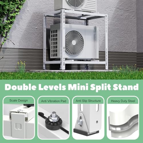 Memrita Double Levels Mini Split Ground Stand