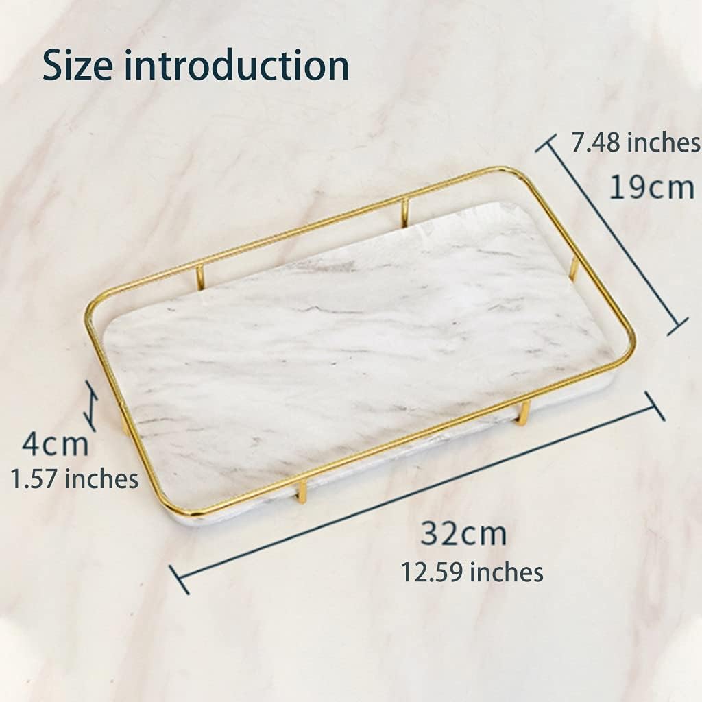 YANGU Marble Vanity Tray Set