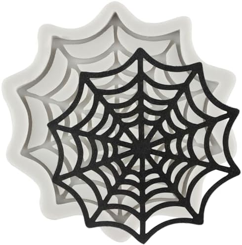 Spider Web Silicone Fondant Mold for Cake Decor