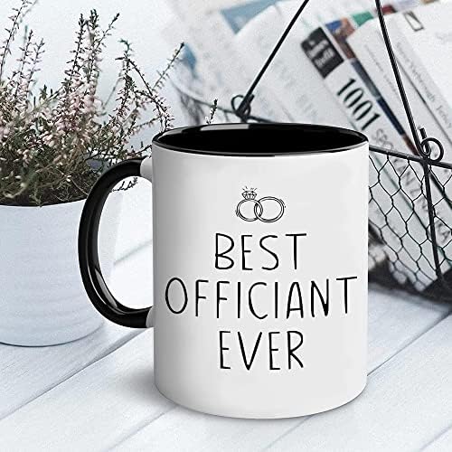 Personalized Best Officiant Ever Coffee Mug - Custom Wedding Gift