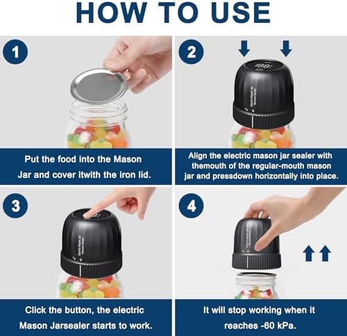 ZPP Electric Mason Jar Vacuum Sealer Kit