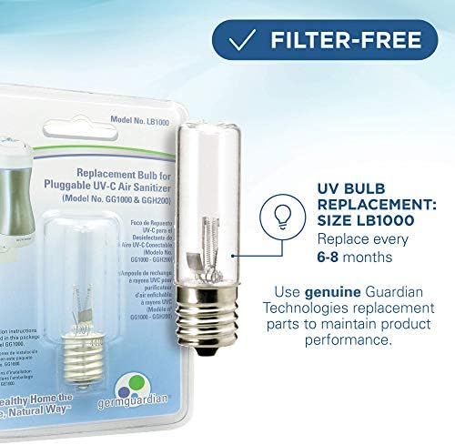 GermGuardian GG1100W 7 Inch Wall Air Purifier White