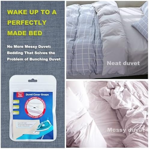 16 Pcs HX AURIZE Duvet Snaps for Comforter Cover