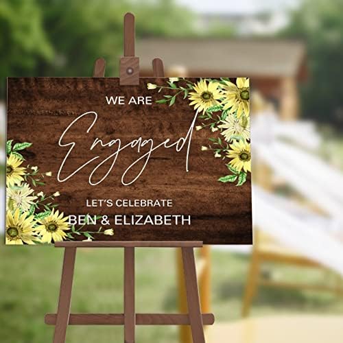 Personalized Wedding Welcome Sign 12x18 Inch Wood