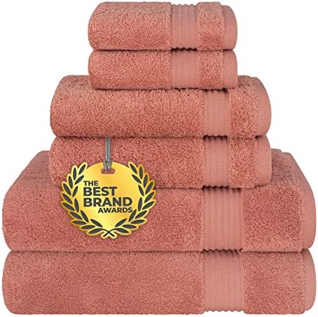 Cotton Paradise 6 Piece Towel Set with Soft Turkish Towels