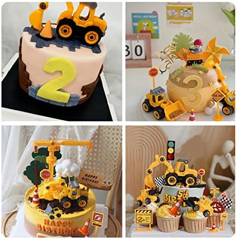 Construction Vehicle Silicone Fondant Molds Set Of 6