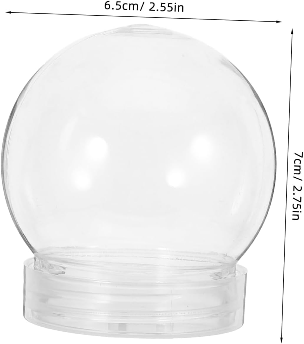 STOBAZA 10pcs Modern Light Bulb Shaped Candy Jars with Lids