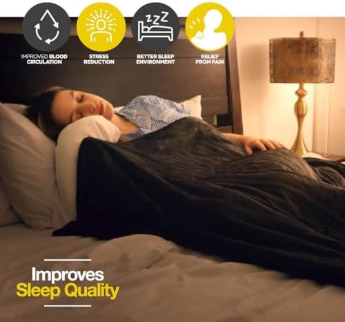 Medical King Heated Blanket Throw with 10 Settings
