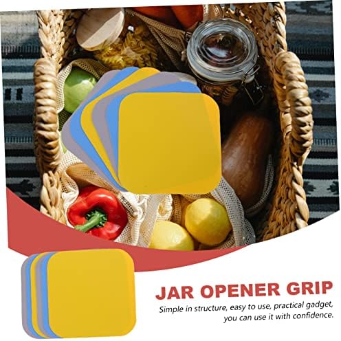 DECHOUS 6pc Jar Lid Opener Set with Rubber Mats