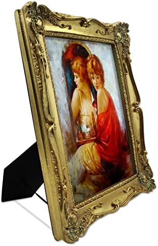 SIMONS SHOP Gold Picture Frame 8x10 Wall or Tabletop Display