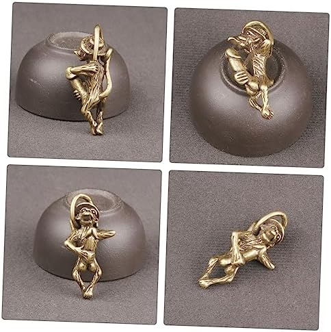 Teaux Brass Monkey Keychain Kitten Accessory
